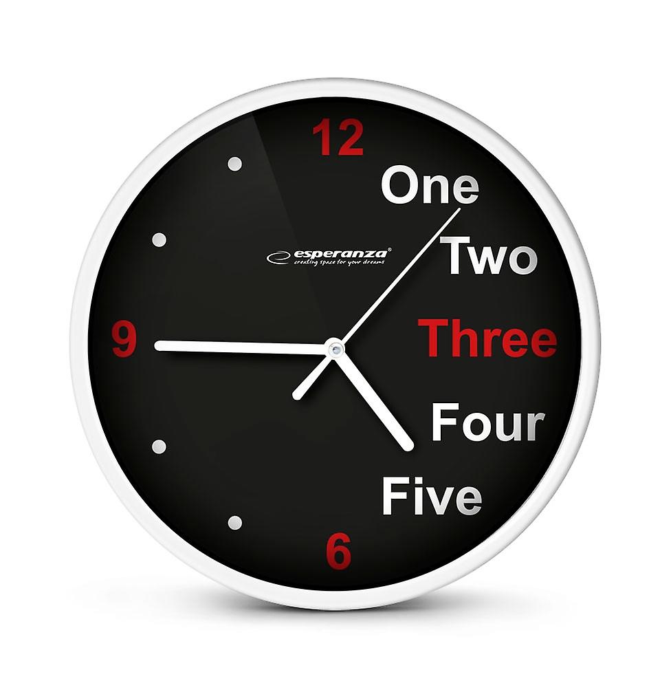 Esperanza Wall Clock Prague White