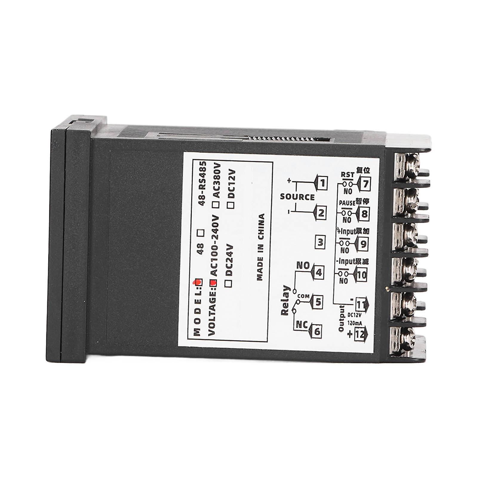 BERM Digital Timer Counter Multi Function Industrial Assembly Line Measuring Device 100‑240VAC 