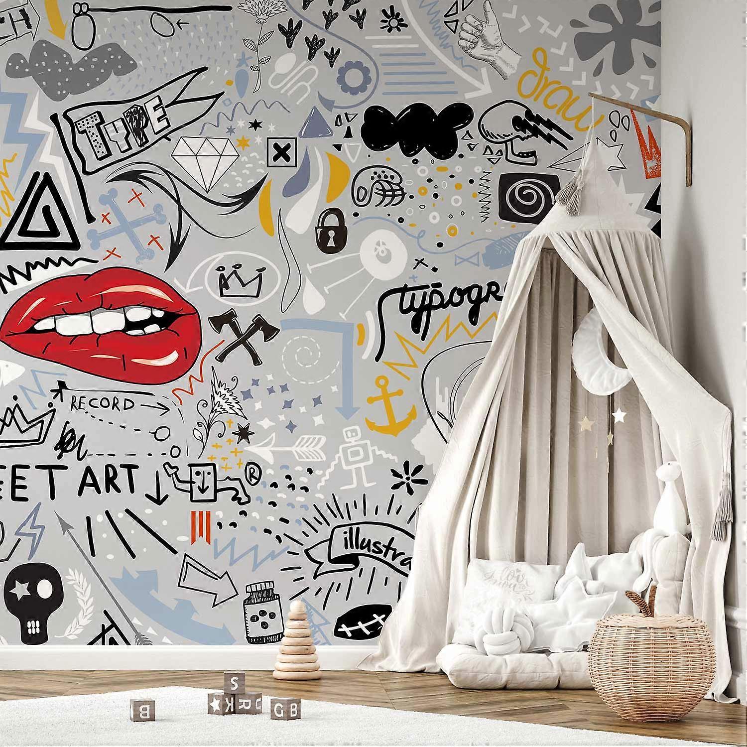 Self-adhesive Wall Mural - Stream of thought
