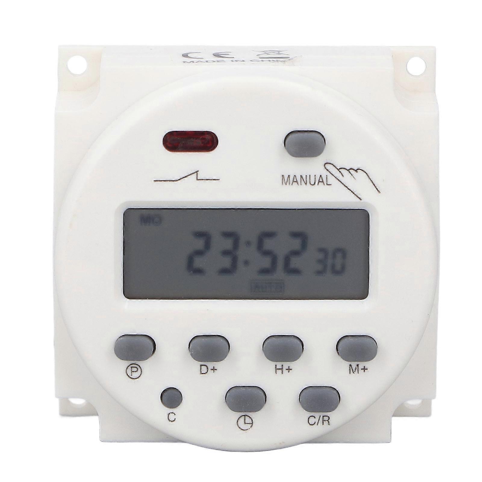 Timer Switch Programmable Time Relay Power Controller AC 220V for Equipment Appliance