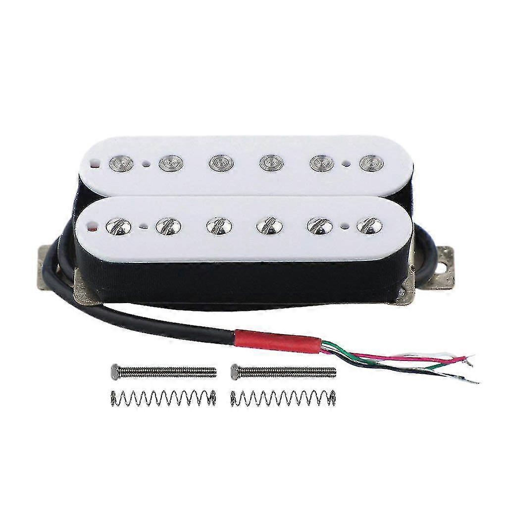 Elgitarr Humbucker-pickuper Stall Alnico V-pickup Vit