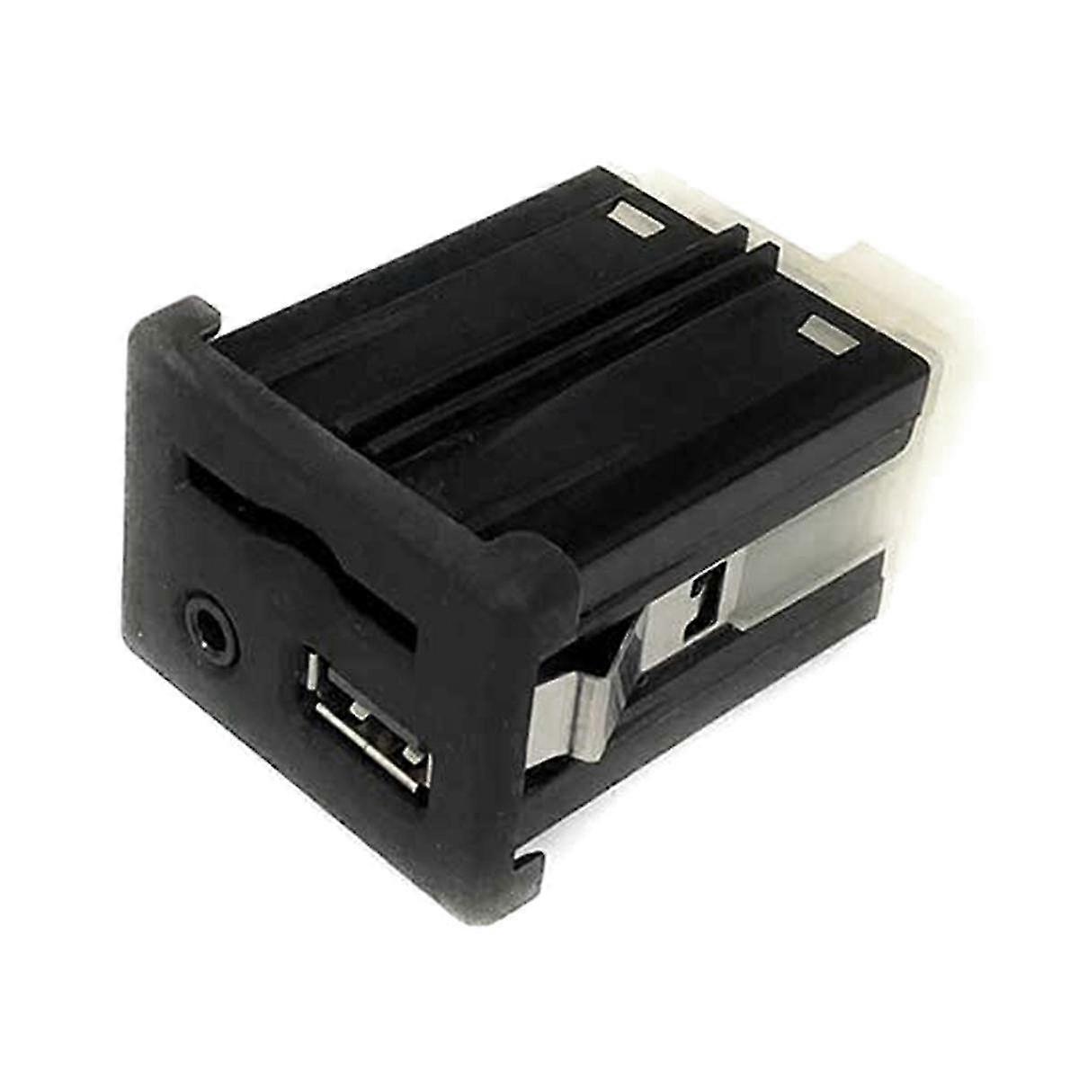 Car USB Card + AUX Socket 3.5MM Line-in Connector Adapter 20942160 20868796 for A & C