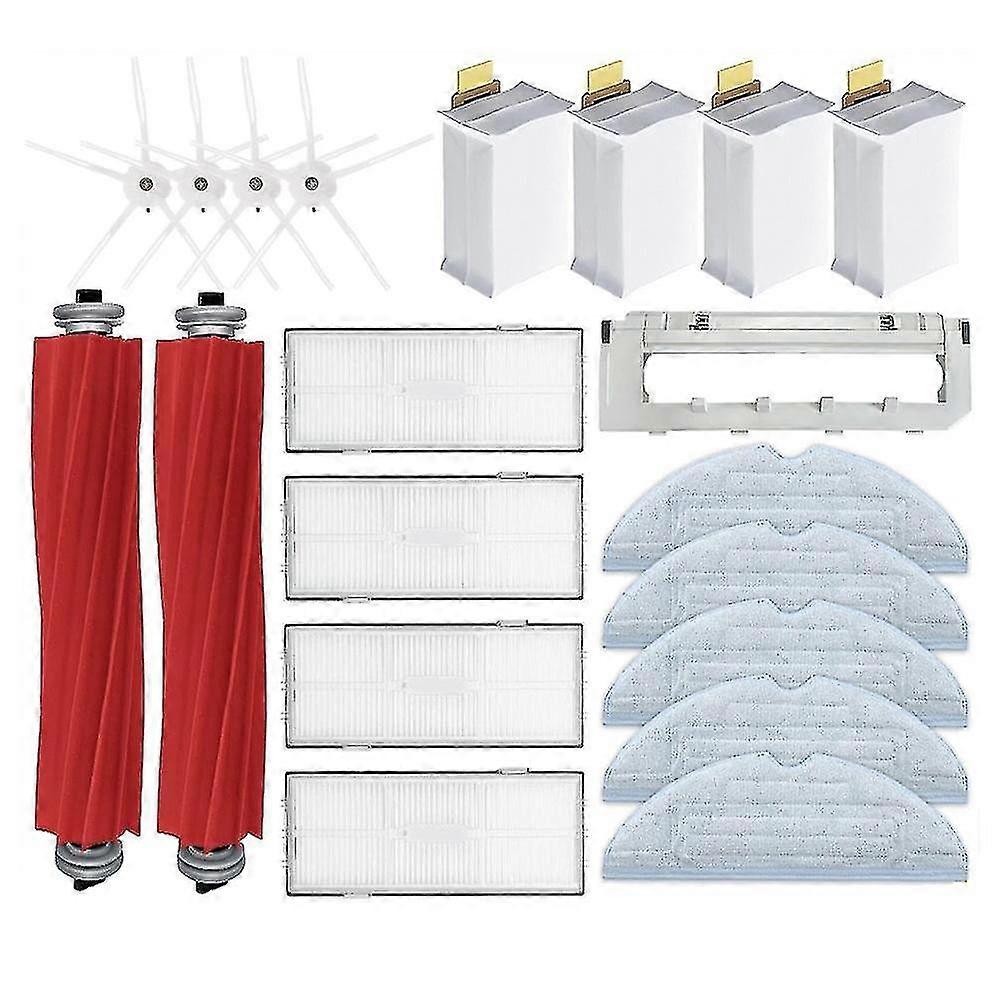 Hauptseitenbürsten-Mopp-Lappen Hepa-Filter-Staubbeutel-Bürstenabdeckung für S7 T7S T7SPlus Roboter-Staubsauger