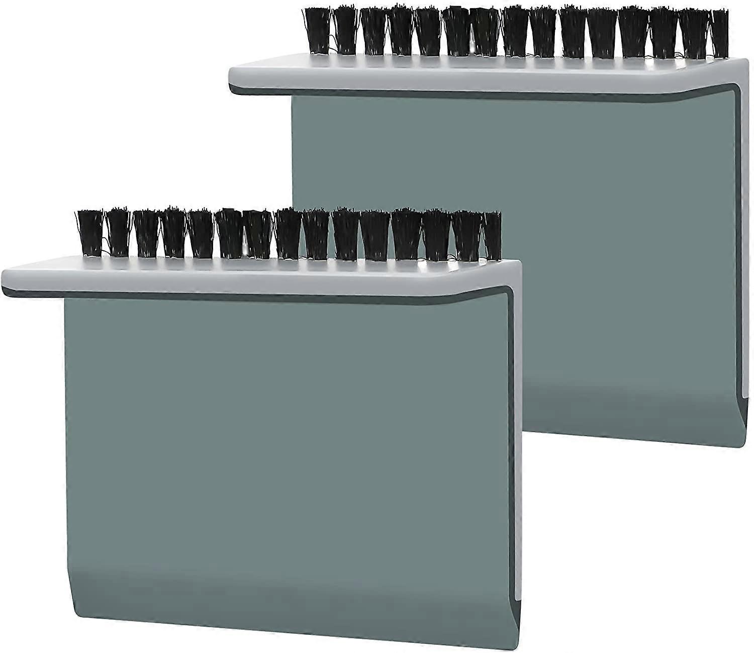 2pcs kitchen sink scraper and countertop brush multifunctional kitchen sink scraper cleaner