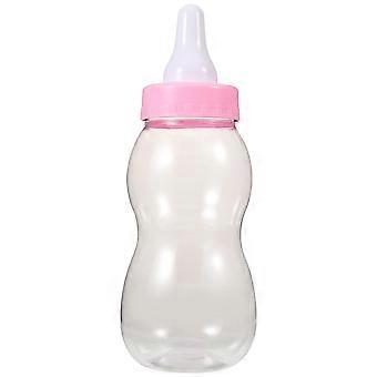 Funny Baby Bottle Piggy Bank Lovely Money Box Supplies Desktop Ornament Birthday Gift for Children Pink