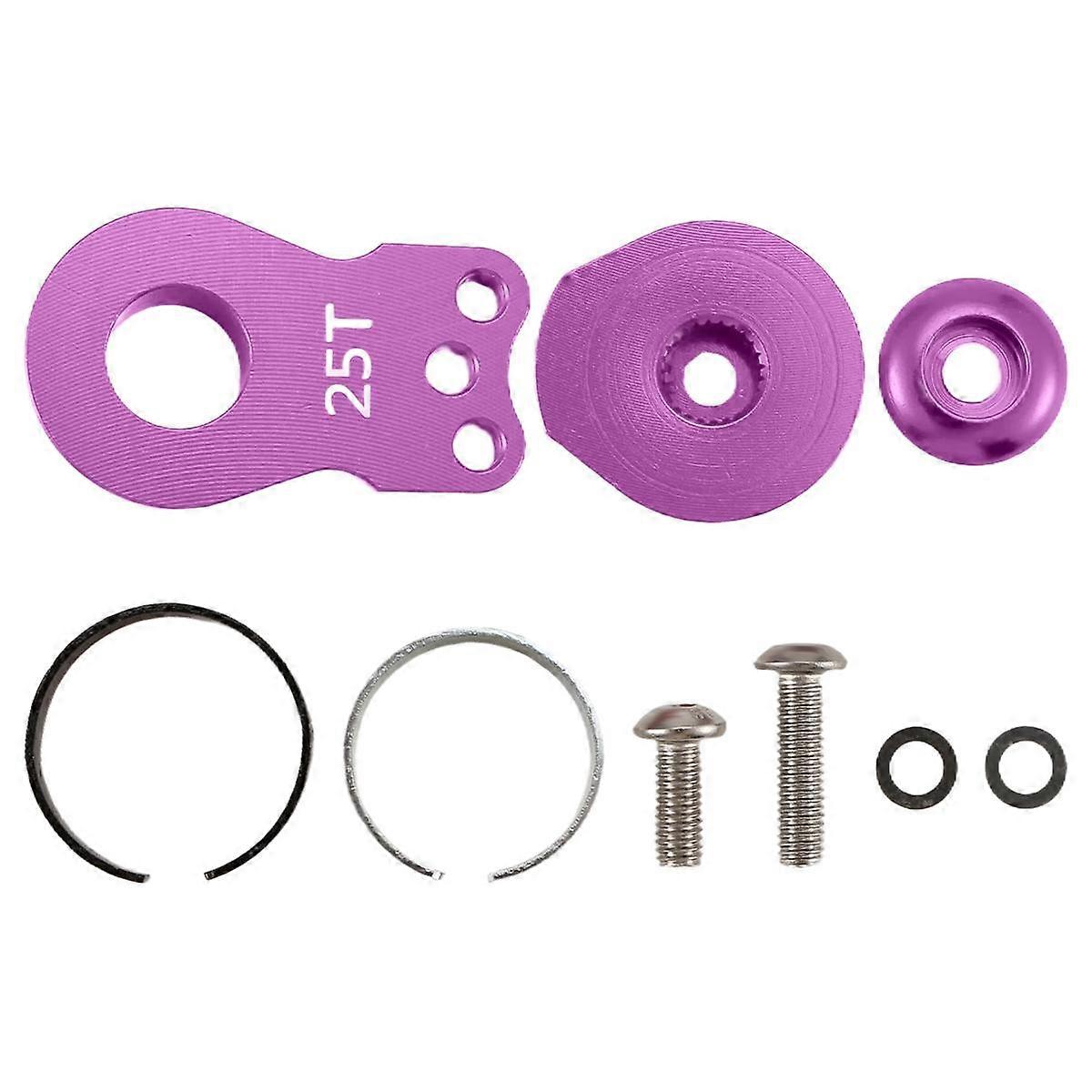 25T Steering Servo Arm Horn 3 Hole for RC Crawler Car Large Torque Digital Servo Upgrade Parts Purple