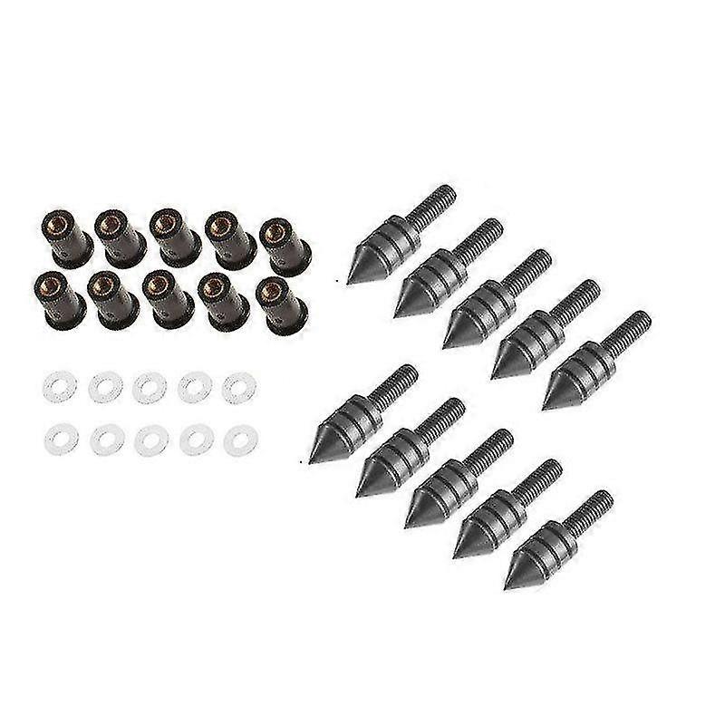 Exquisite 10pcs Motorcycle Windshield Bolts Screw Nut Washers Kit Windshield Panel Mounting Hardware Modified Parts
