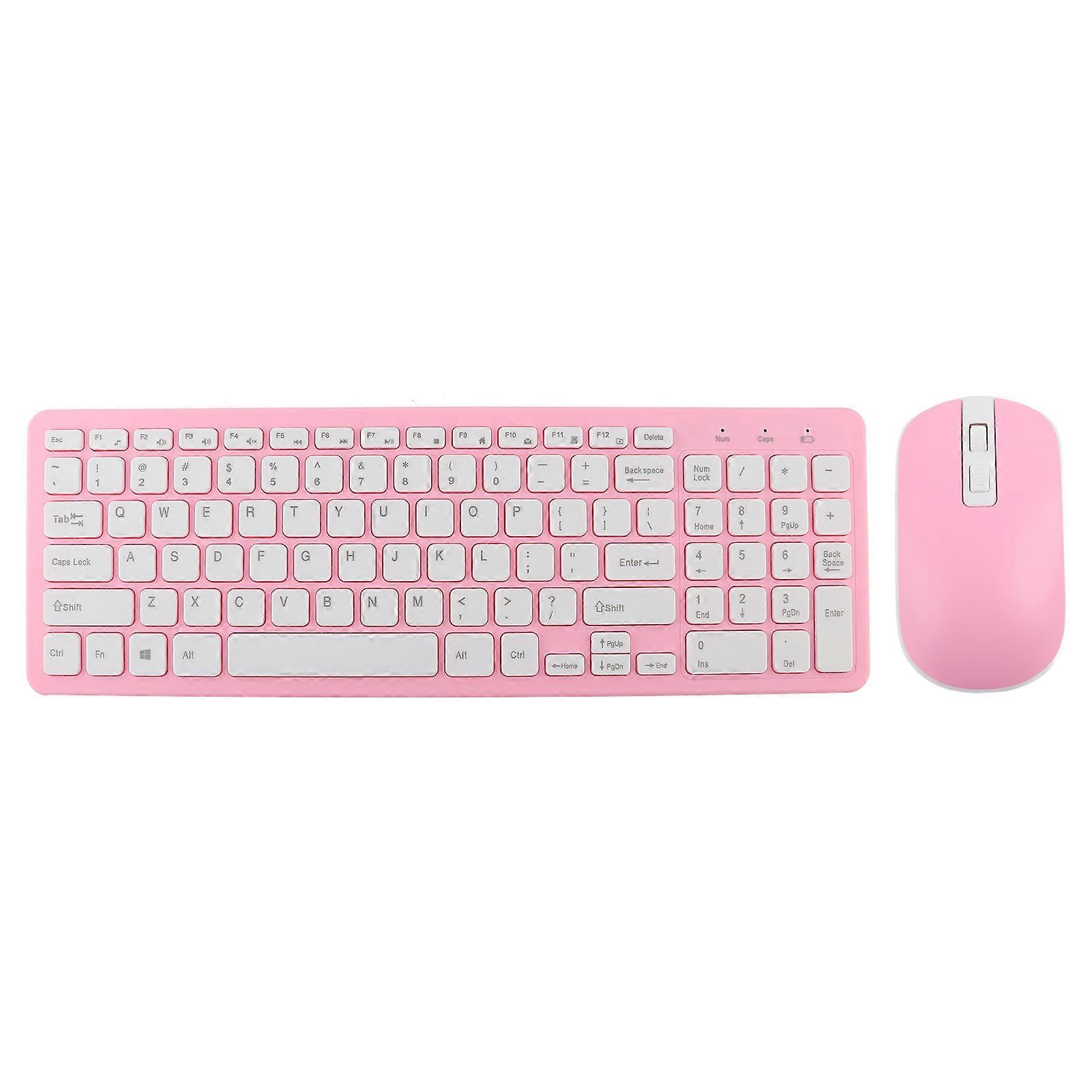 Wireless Mouse Keyboard Set Office Gaming for Notebook Computer 3?Speed Micro Receiver