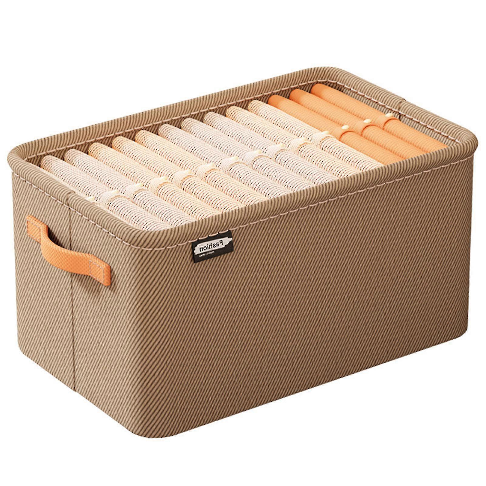 Home Collapsible Storage Bins With Handles Shelf Baskets For Shelves Nursery Home Office