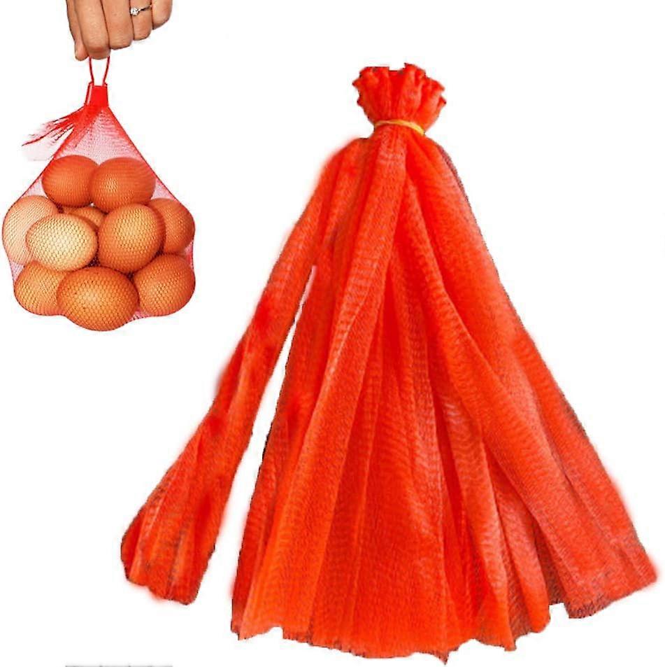 100pcs Reusable Mesh Nylon Mesh Belt Ring Closure for Grocery Toys Fruit Vegetable Storage Mesh Bags