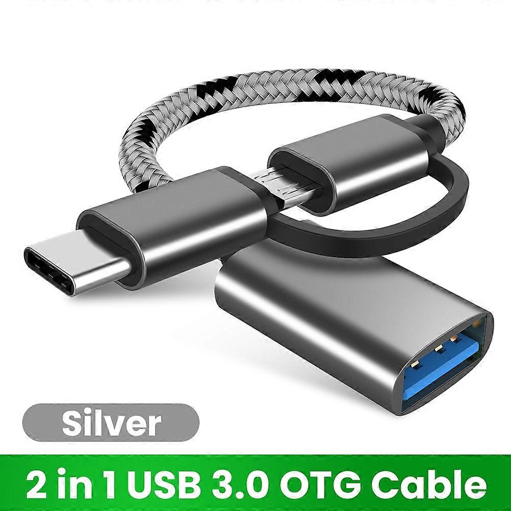 3.0 2 cable in 1 type C micro USB, for data transfer rope, for Samsung, Xiaomi, Huawei