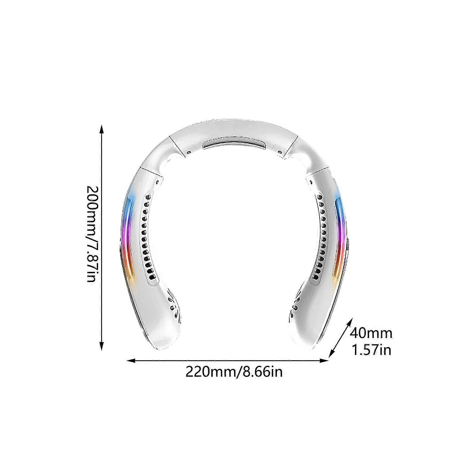 Semiconductor Refrigeration Led Light Hanging Neck Portable Air Conditioning Fan