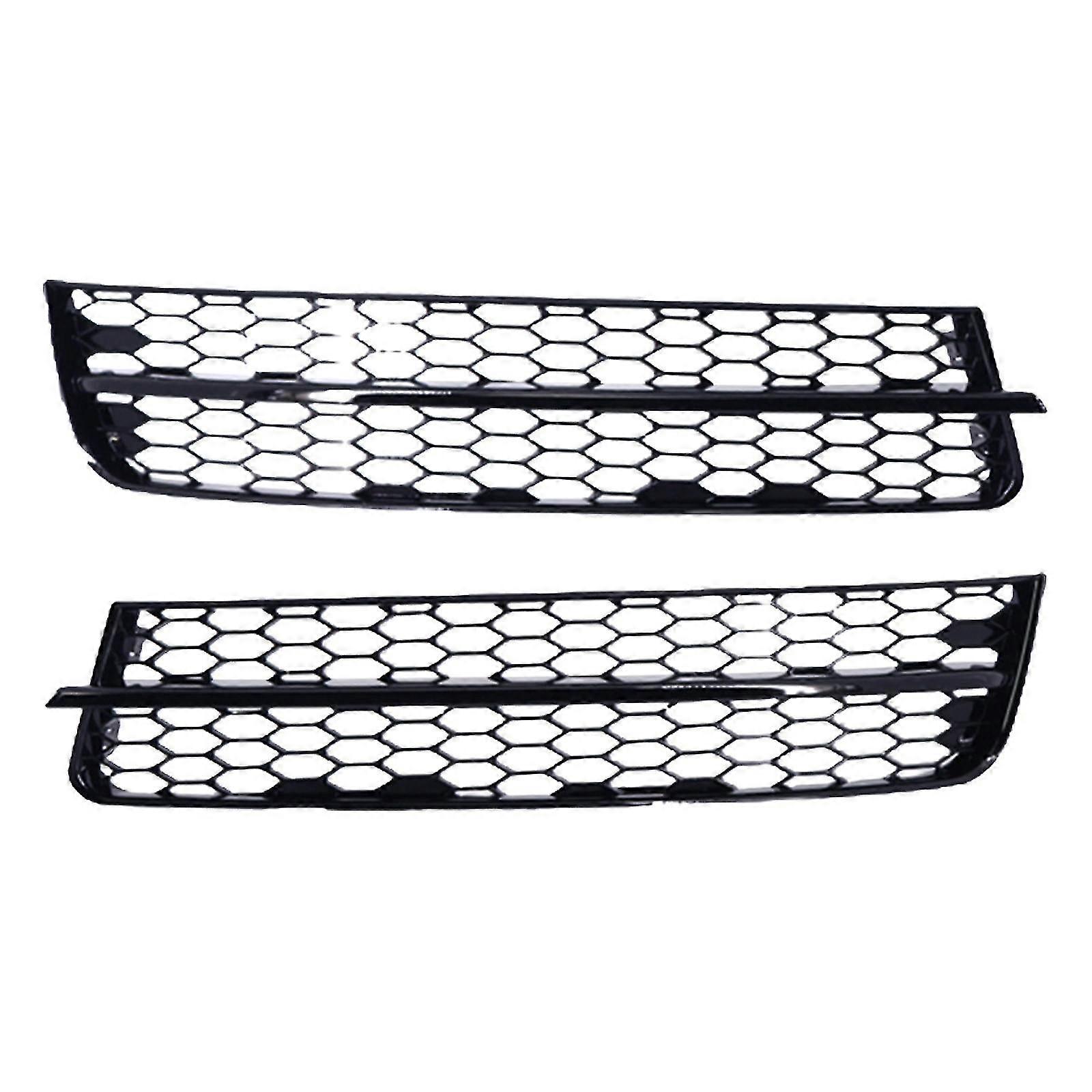 Car front bumper lower grill left right fog light grille 4l0807682b for q7 2010-2015 accessory automotive easy installation