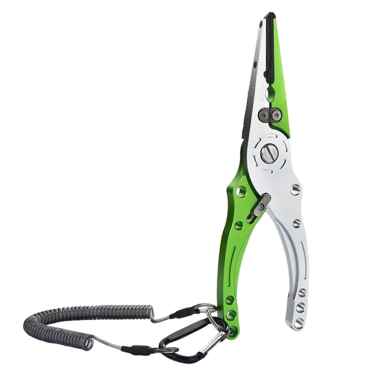 Multifunction Fishing Pliers Tungsten Steel Ergonomic Handle Ring Opener PE Line Cutter Hooks Remover Fishing Line Scissor Fishing Accessories
