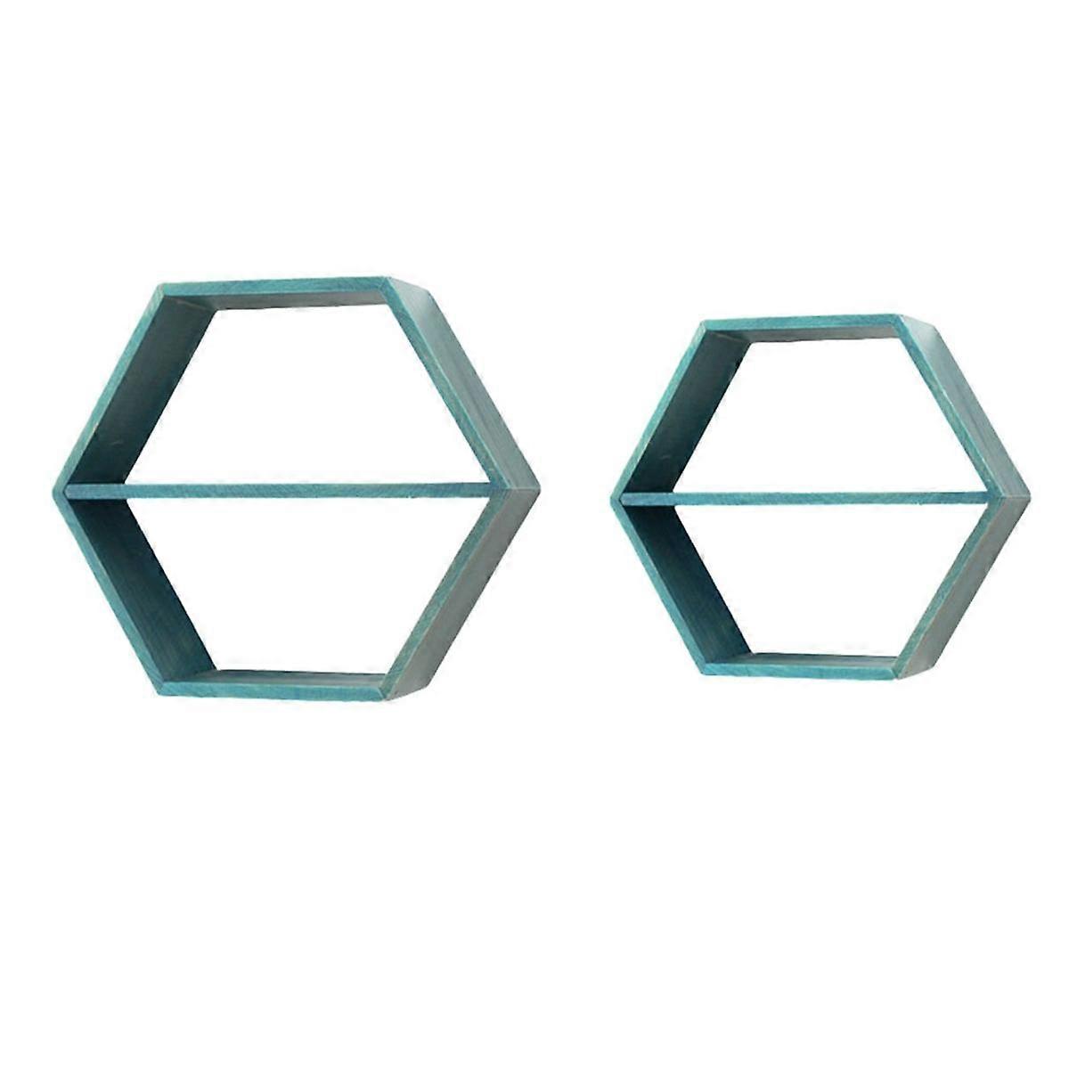 Hexagon Shelves Honeycomb Shelves Wall Mounted Storage Background Wall Shelf Mounted Shelf Hexagonal Storage Rack Green