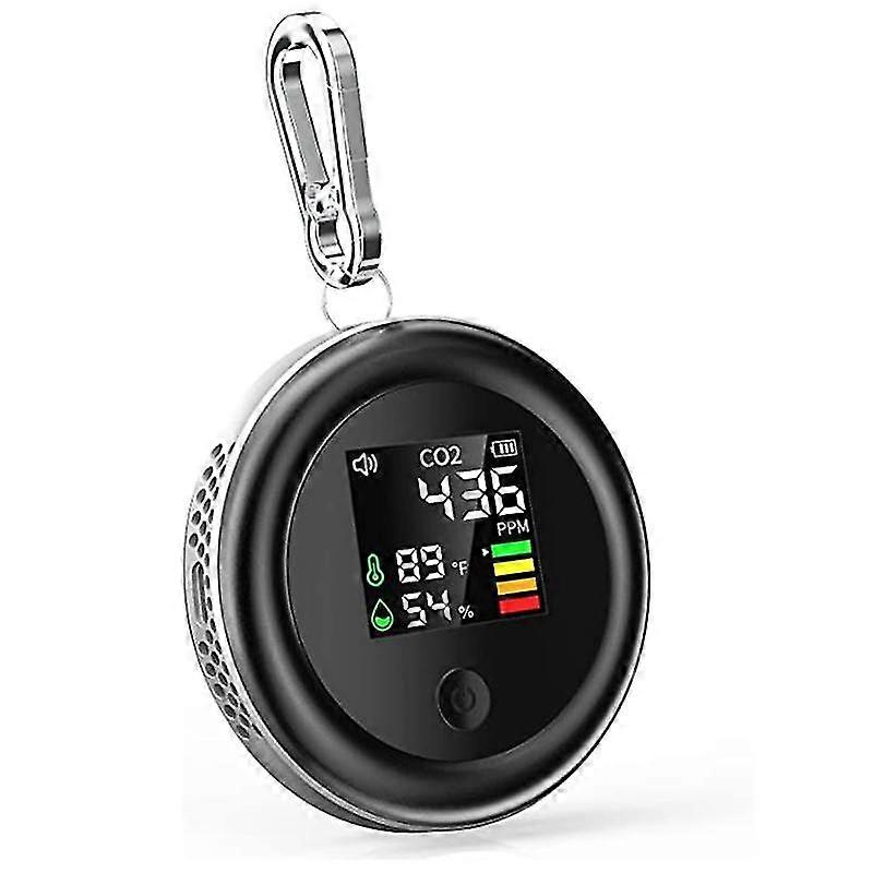 Co2 Detector,3 In1carbon Dioxide Detector Air Quality Monitor Temperature Humidity For Co2 Digital