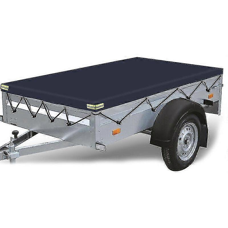 Lona para reboque 600d 215x125x13cm com 4 cordões elásticos azuis