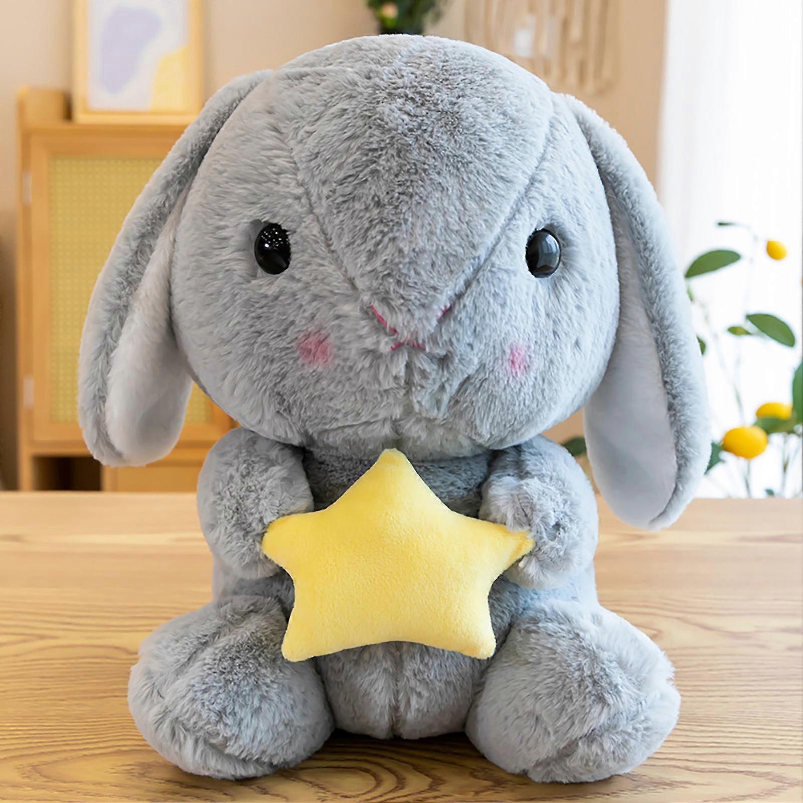 Droopy-Eared Rabbit Doll Plush Toy with Non-Deformable and Tensile-Resistant Material Great Gifts for Babies Kids Children