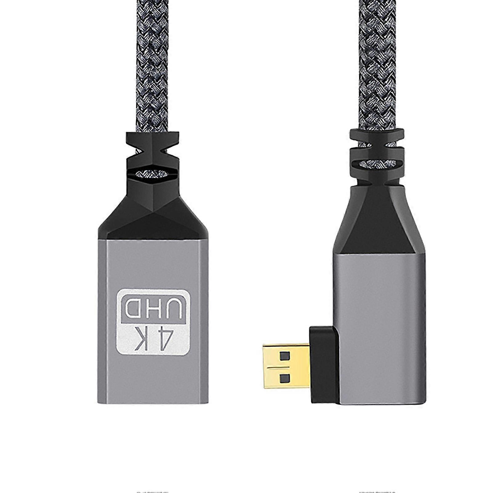 HDMI-compatible Converter Cable 4K60Hz High Resolution Transfer Cable for TV Computer Camera Projector