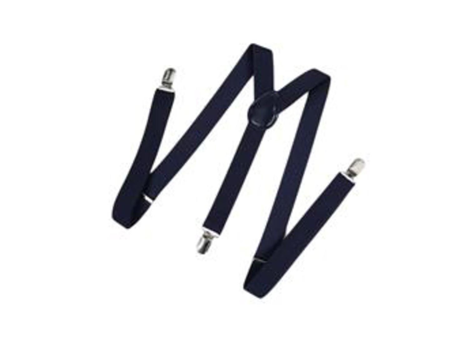Dark blue suspenders One-size 