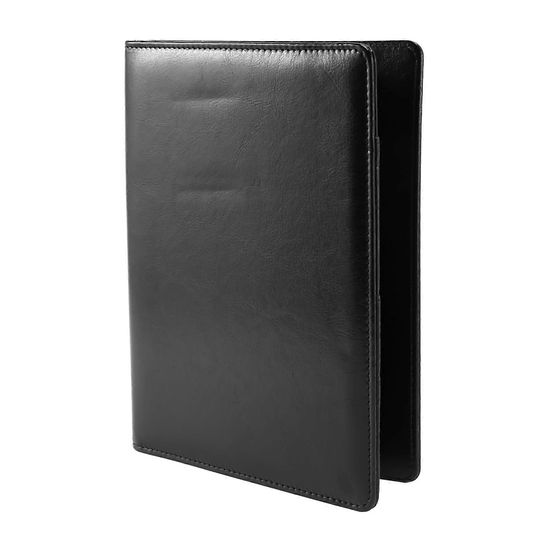 A5 Document Bag File Folder Clipboard Business Office Financial School Supplies (Black)