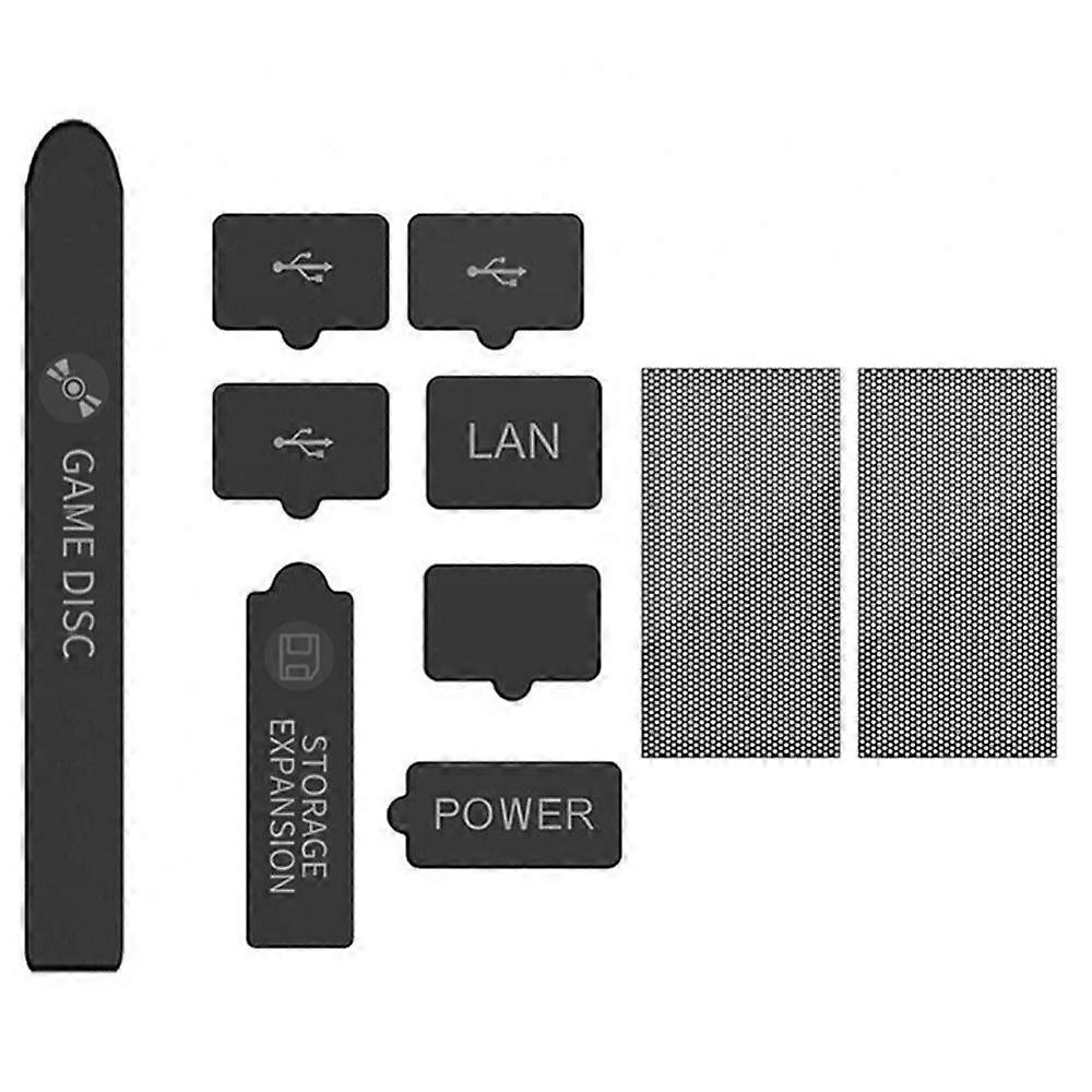 1Set Dust Plug Set For Xbox Dust Proof Mesh Filter Jack Stopper Kit Silicone Plugs for Xbox