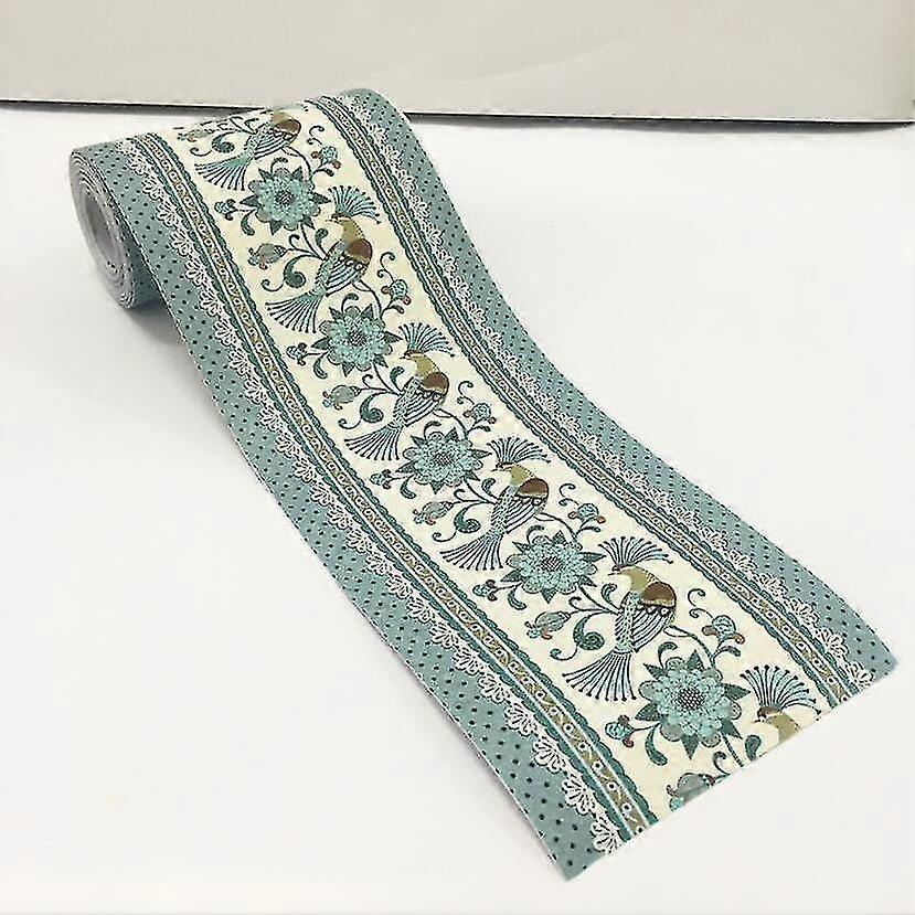 Creative Parrot Floral Wallpaper Borders, Waterproof Kitchen Sticker