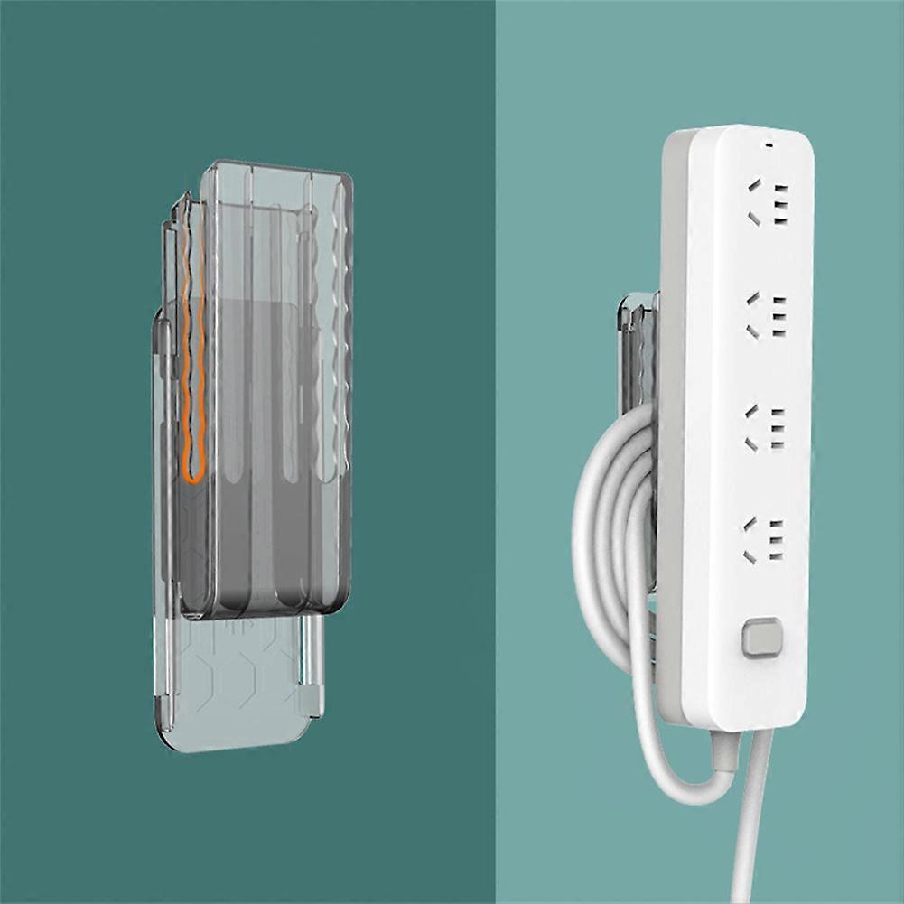 Plug Storage Holder, Socket Fixer, Cable Management Punch Free Surge Protector