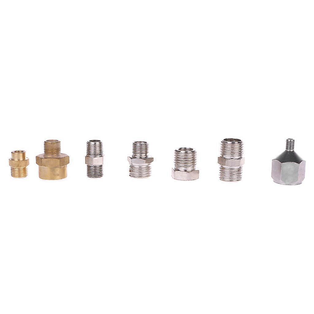 7Pcs/Set Airbrush Adaptor Kit Fitting Connector For Compressor & Spray Gun Hose