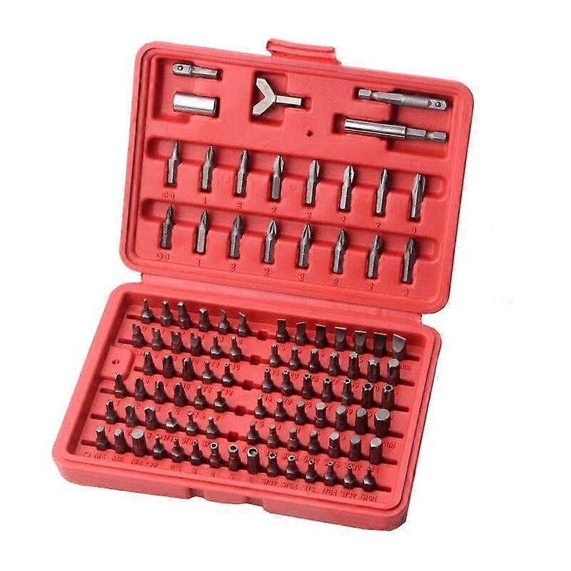 Security Screwdriver Bit, 100pcs Set Torx TR Bit Bits and Sockets Set Opening Repair for Precision Screwdriver