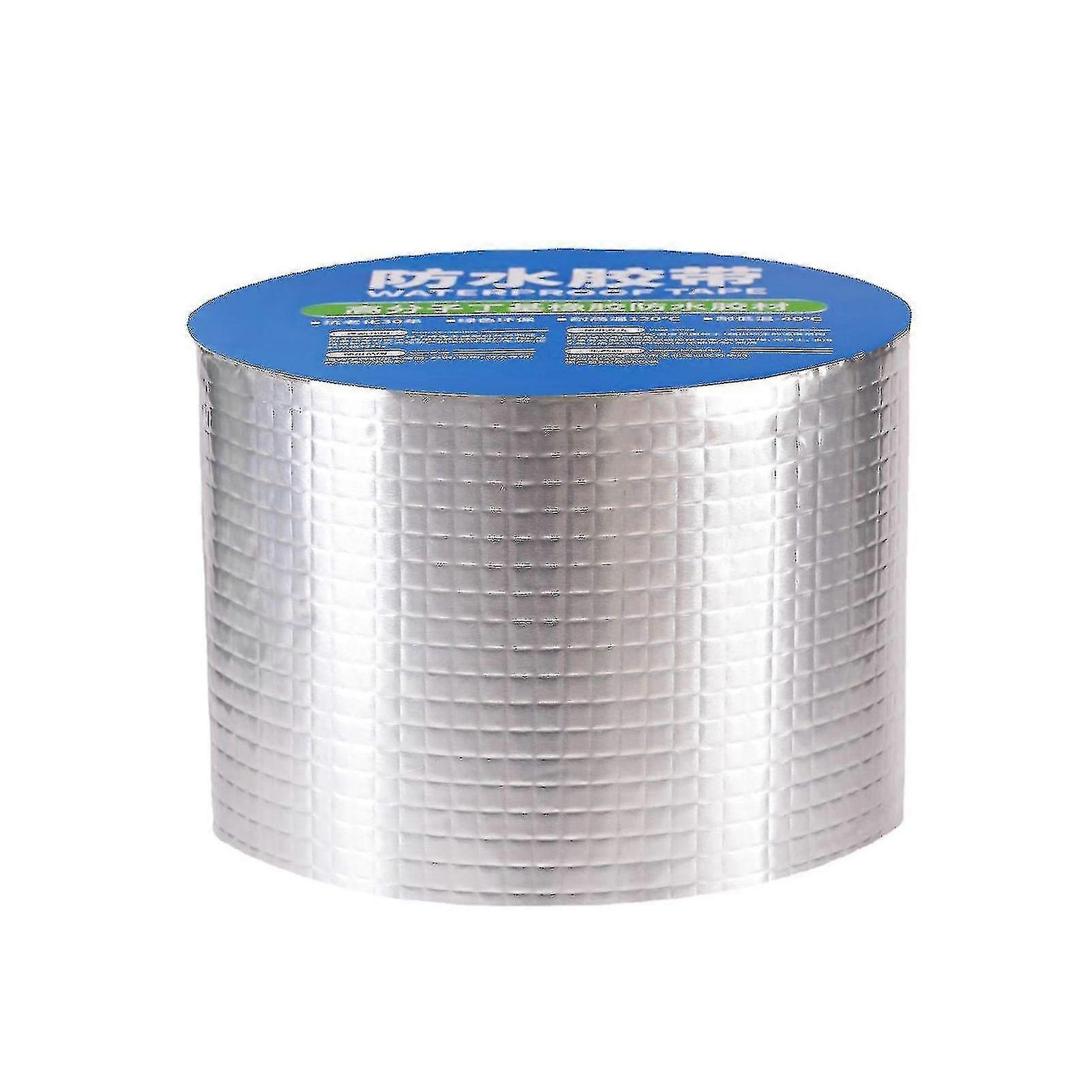 5cm*1m/2m/3m Waterproof Self-adhesive Tape Aluminum Butyl Foil Heat Shield For Roof