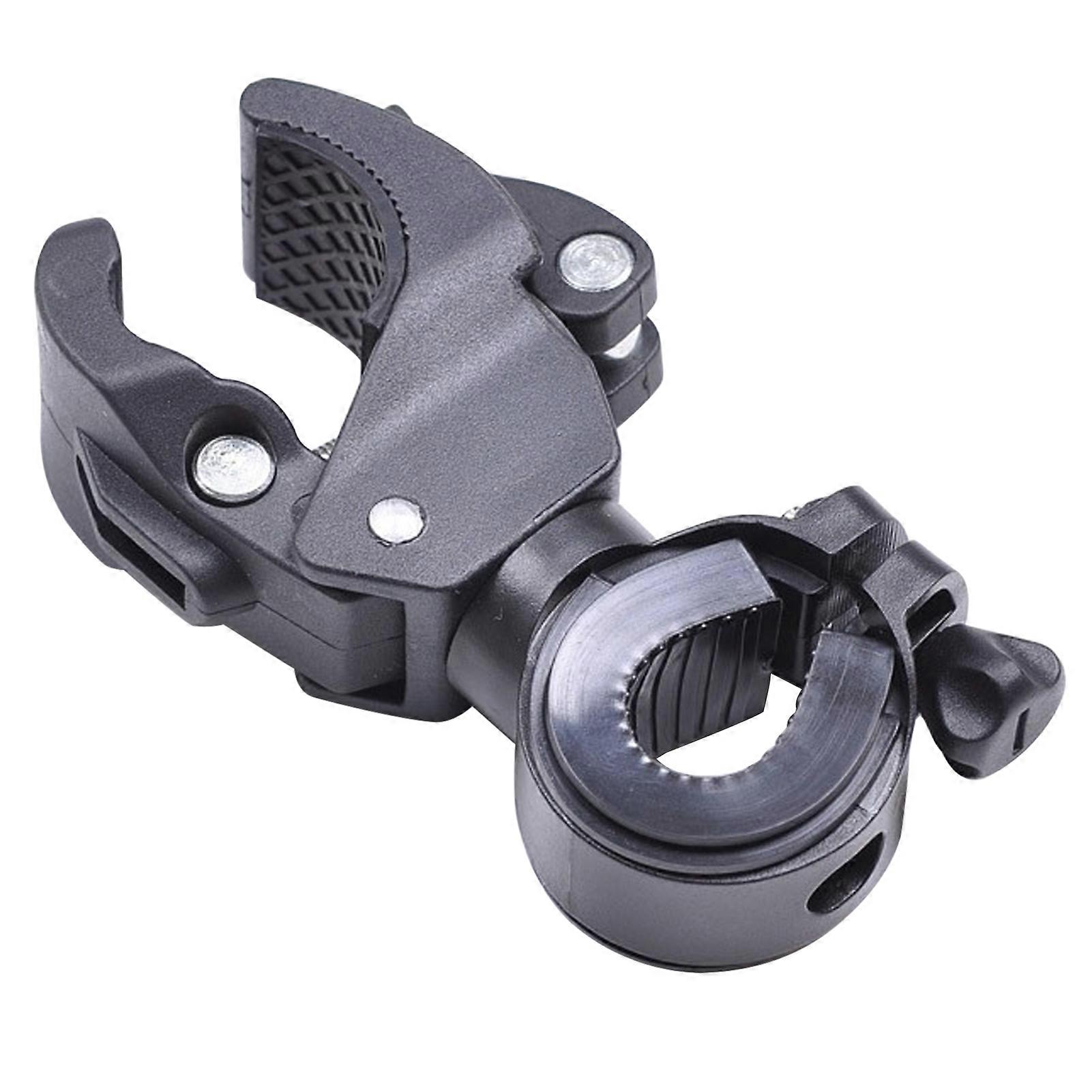 Kaesi Bike Torch Mount Quick Release 90 Degree Rotating Universal Bicycle Handlebar LED Flashlight Mount for Telescope