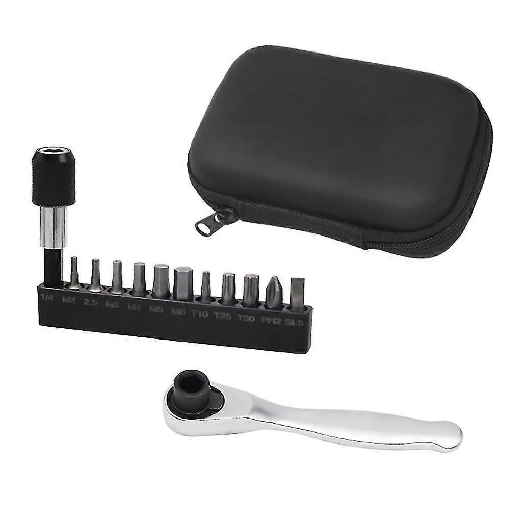 1/4 Inch Spanner Ratchet Universal Ratchet Wrench Spanner Repair Tools Kit