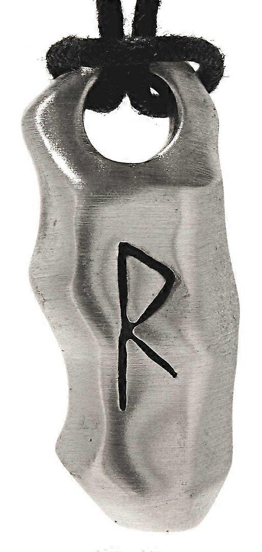 Pendant 85 Rune Raido - Pewter