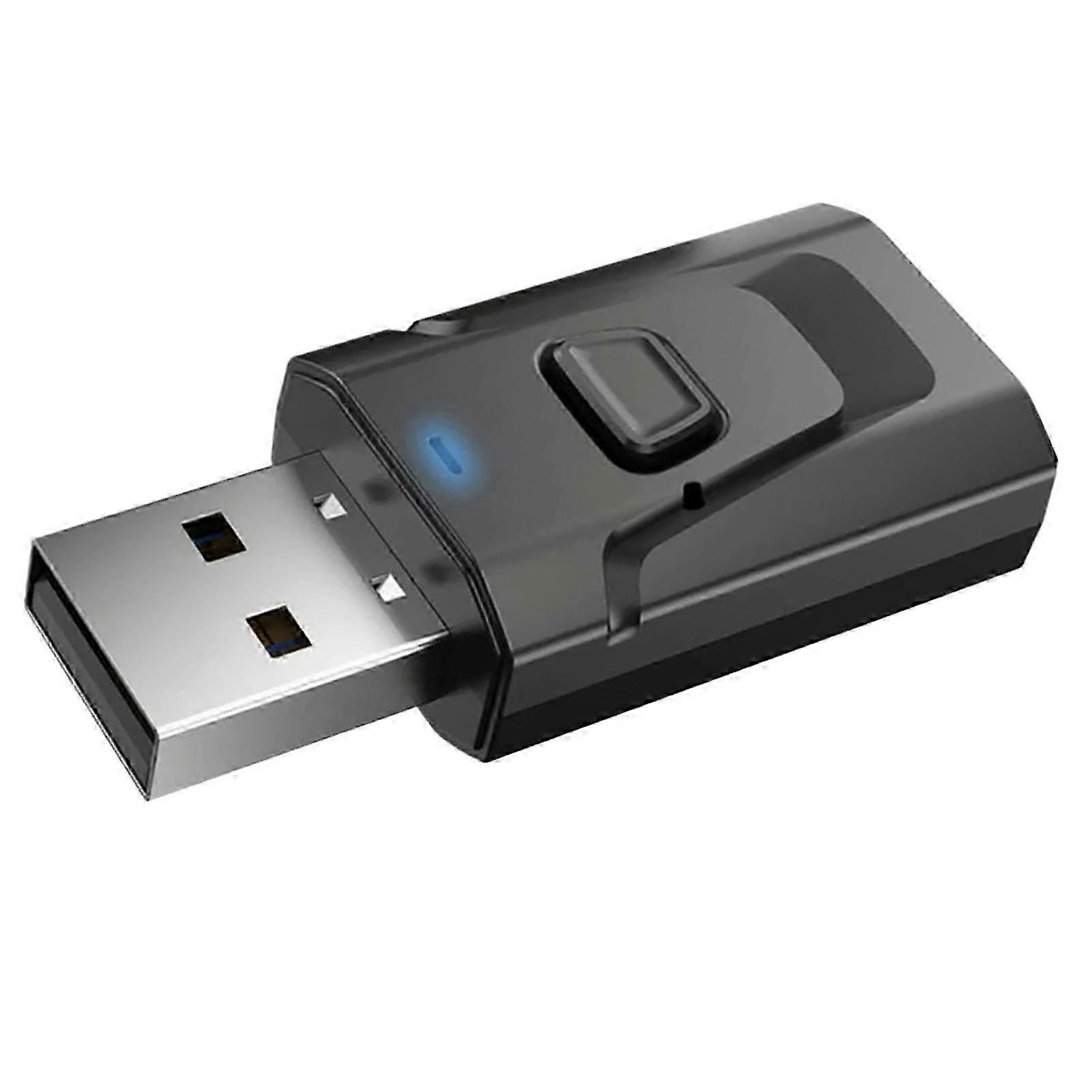 4 in 1 USB Bluetooth5.0 Receiver Clear Sound Quality Plug and Play Stable Transmission Audio Adapter