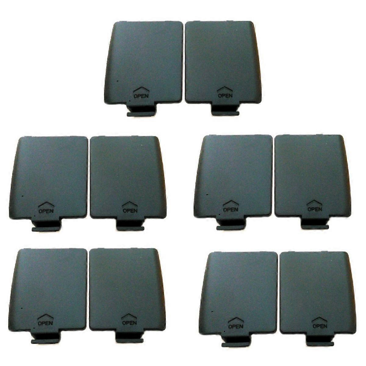 5 Pairs Game Console Battery Cover Battery Lid Replacement Cover Battery Door Cover for Game Gear