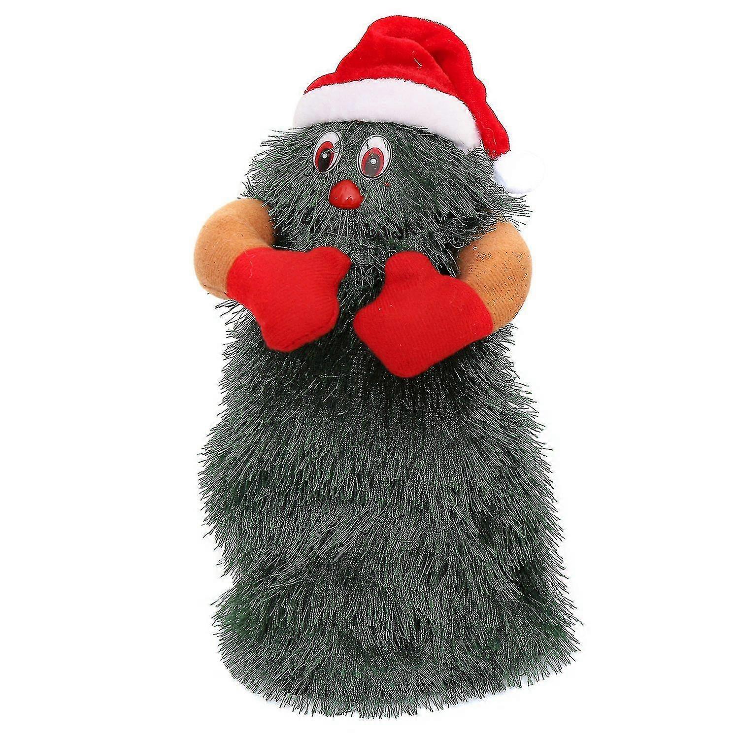 Dansande julgran multifunktionell säker plast elektrisk julgran docka för underhållning