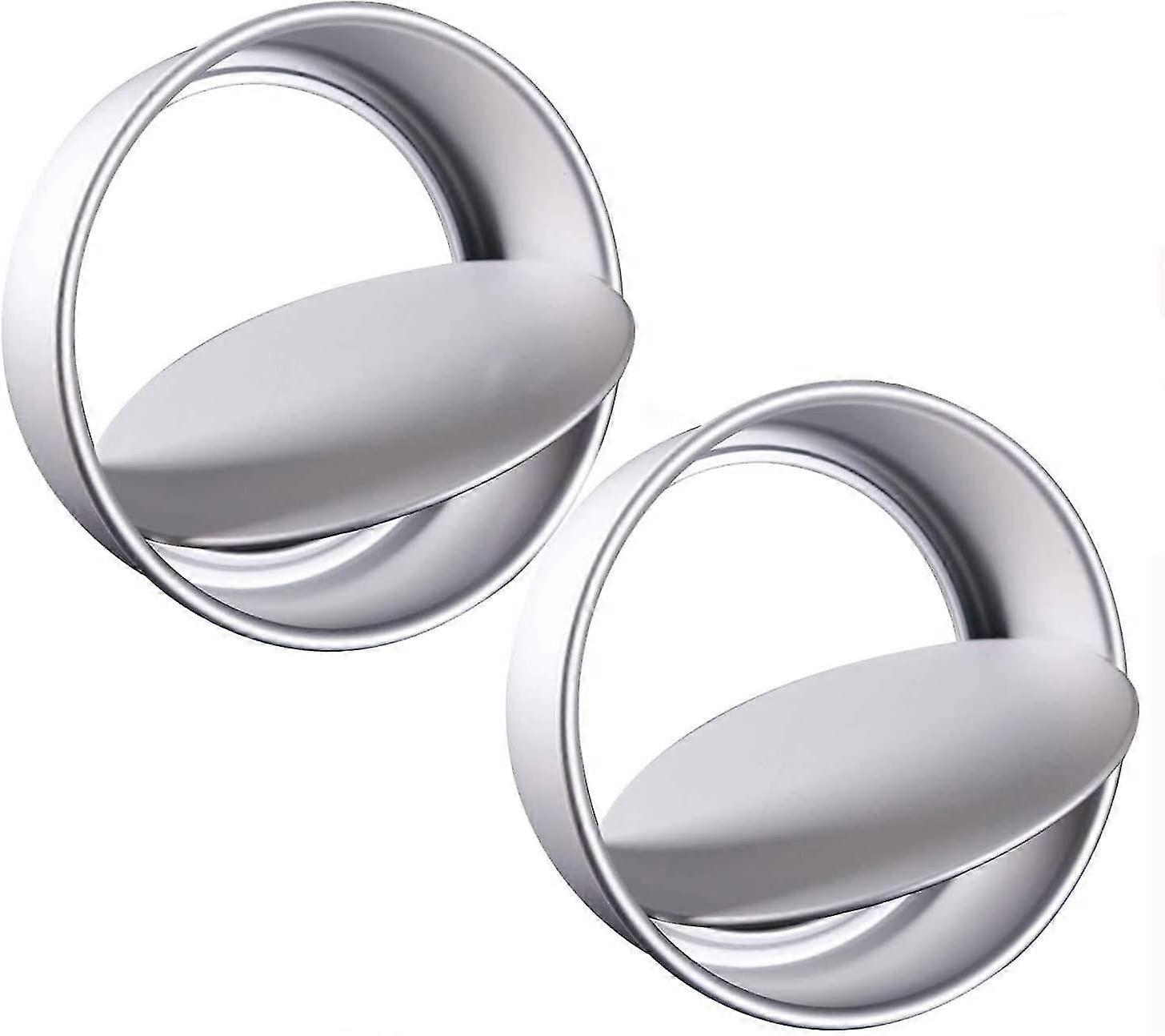 2 peças de panela redonda de bolo de 6 polegadas, conjunto de moldes de cozimento