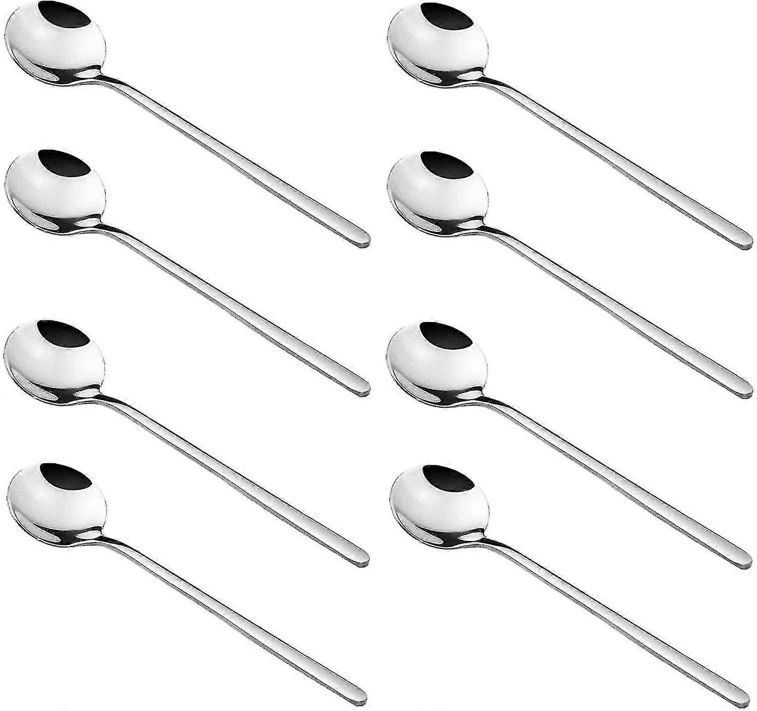 Confezione da 18 cucchiai per caffè espresso in acciaio inossidabile, set di mini cucchiaini, 5,1 pollici