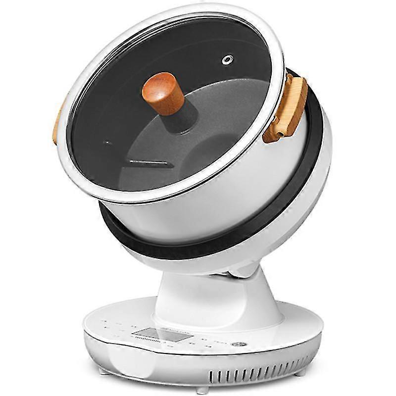 220v elektrisk automatisk stekepanne non-stick multifunksjon elektrisk mat omrøring wok rask oppvarming avtagbar gryte