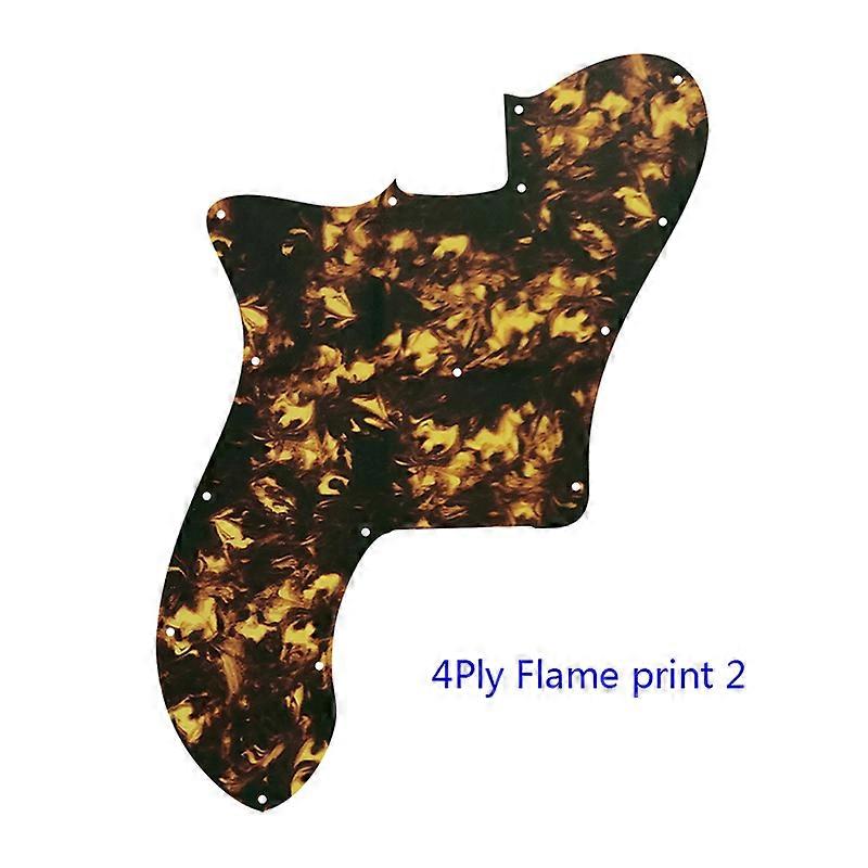Custom Guitar Parts - For Left Hand US FD 72 Tele Deluxe Reissue Guitar Pickguard No Pickup Blank Multicolor Choice