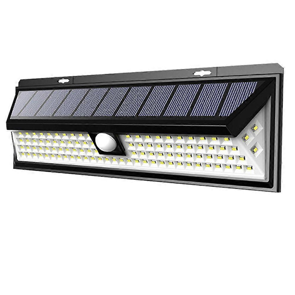 Security Outdoor Motion Sensor Solar Wall Light, 1 Pack, Black