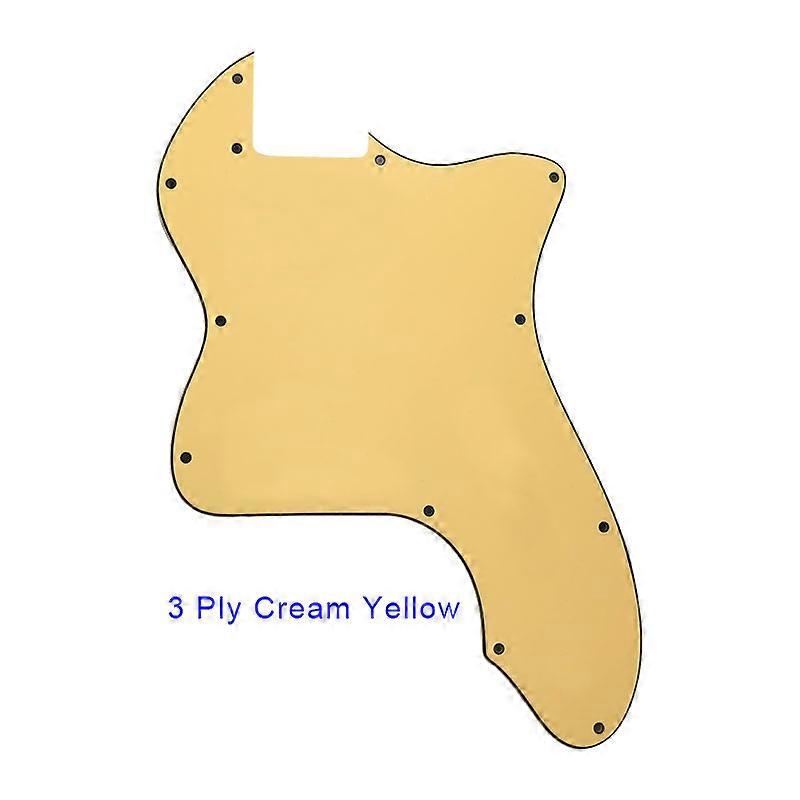 Xinyue Custom Guitar Pickgaurd - For DIY US Fender Classic 72 thinline Tele Guitar Pickguard Blank Scratch PlateReplacement