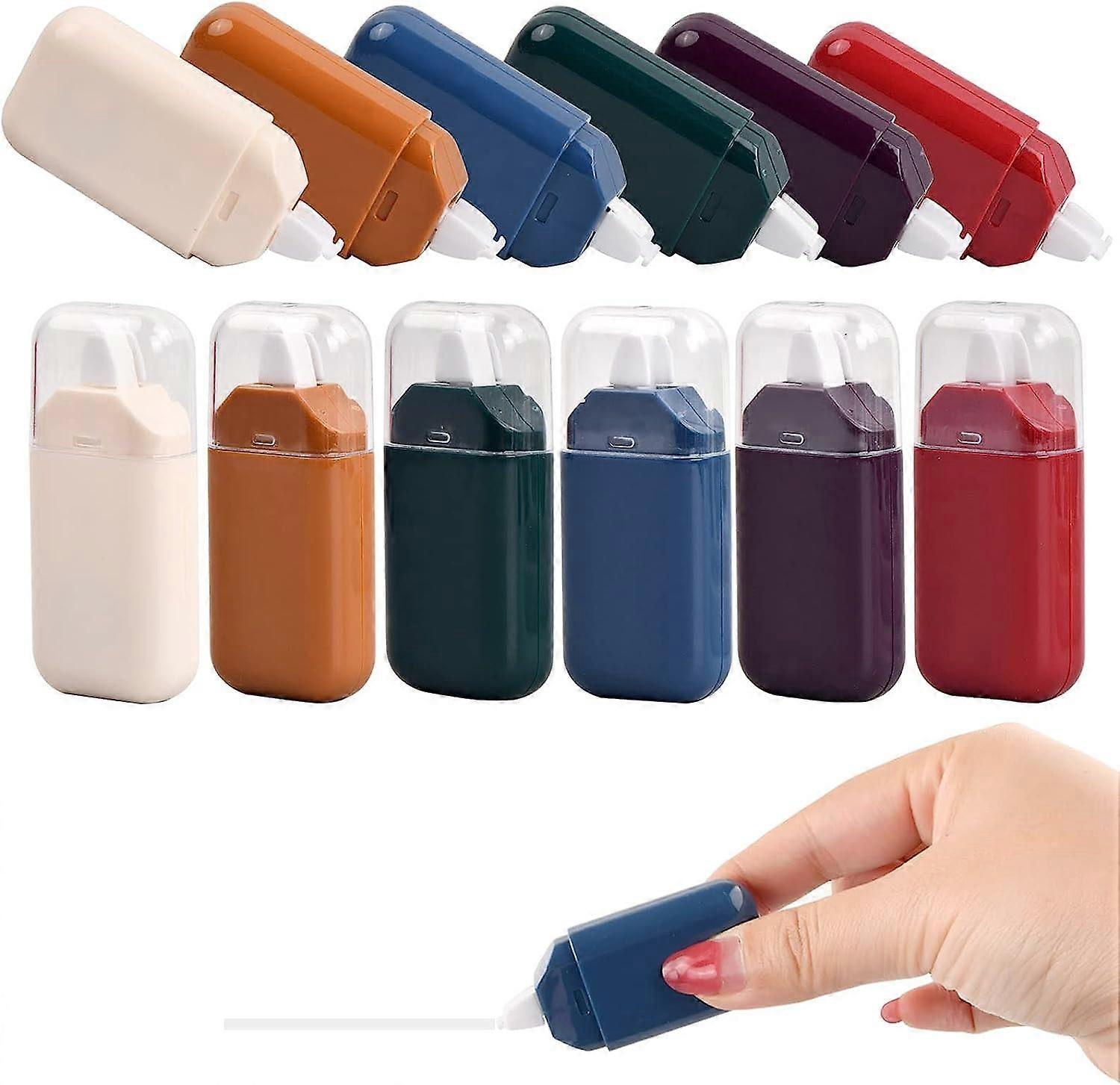 12PCS Correction Tape (E),White Correction Mouse,Correction Tapes,Correction Rollers for Kids Students,Correction Roller for School and Office