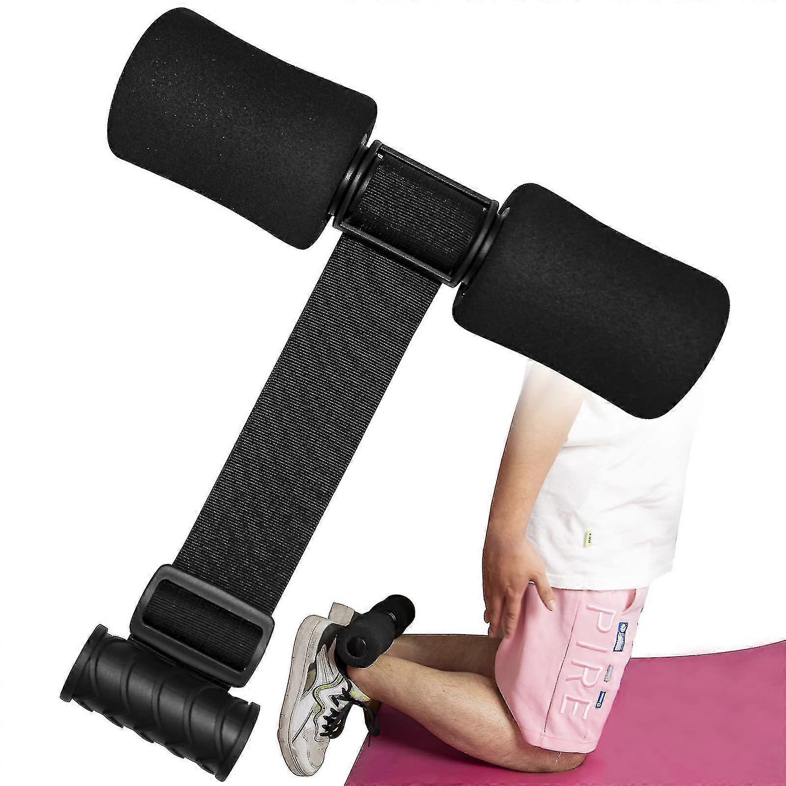 Hamstring Curl Strap With Adjustable Strap Hamstring Stretcher With Padded Ankle Bar For Hamstring Curls