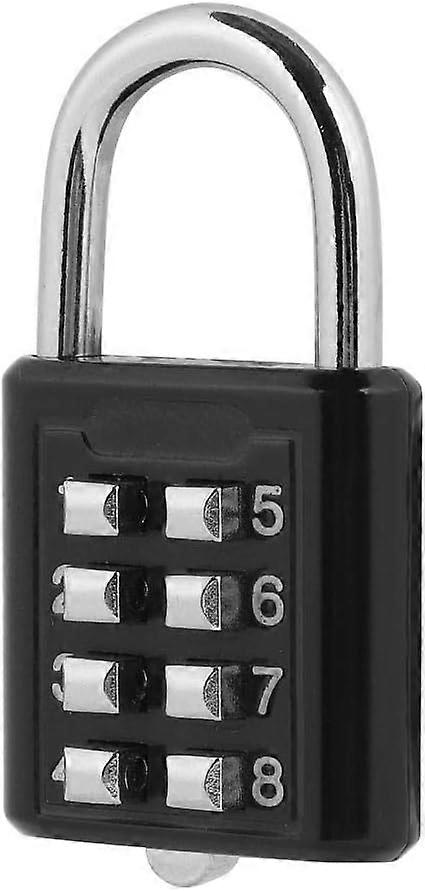 Password Lock, Combination Padlock, 8-Digit Combination Code Padlock, Travel Suitcase Security Password Lock