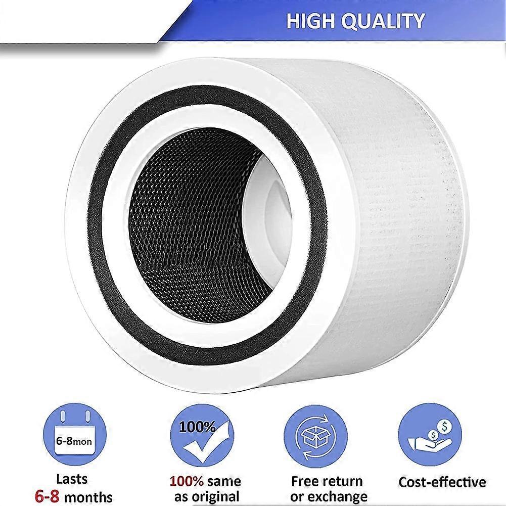 Replacement Filter for Levoit Core 350 P350-RF, 3-In-1 H13 True HEPA Filter, Air Purifier Filter Accessories