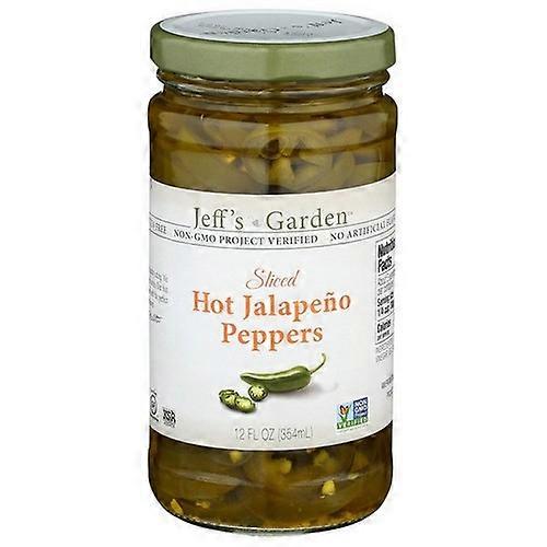 Jeff's GardenPatak Sliced Hot Jalapeno Pepper ,12 Oz(Case Of 6)