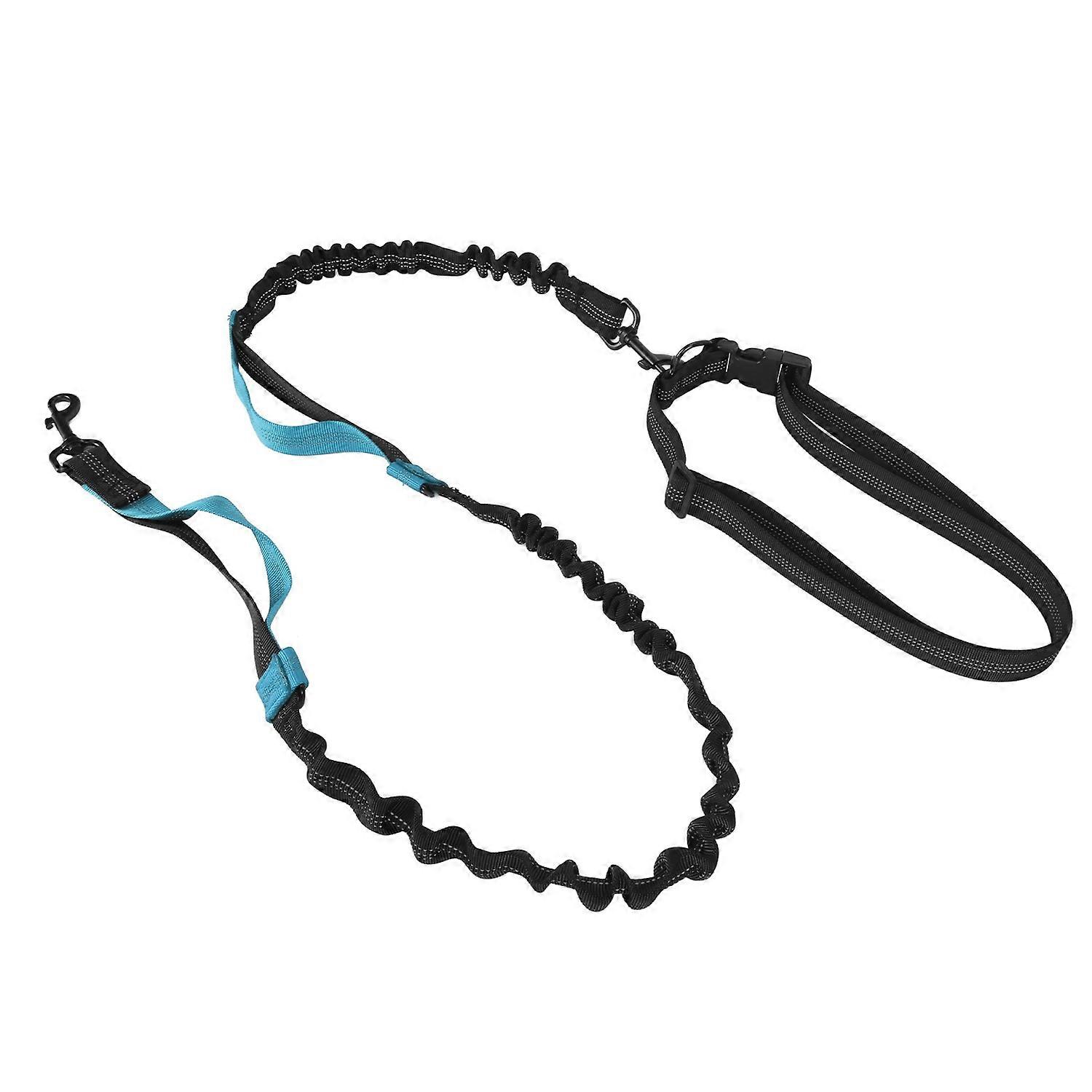 Heavy Duty Bungee Dog Leash Shock Absorbing Elastic Dog Leash Rope with 2 Padded Handles for Large D