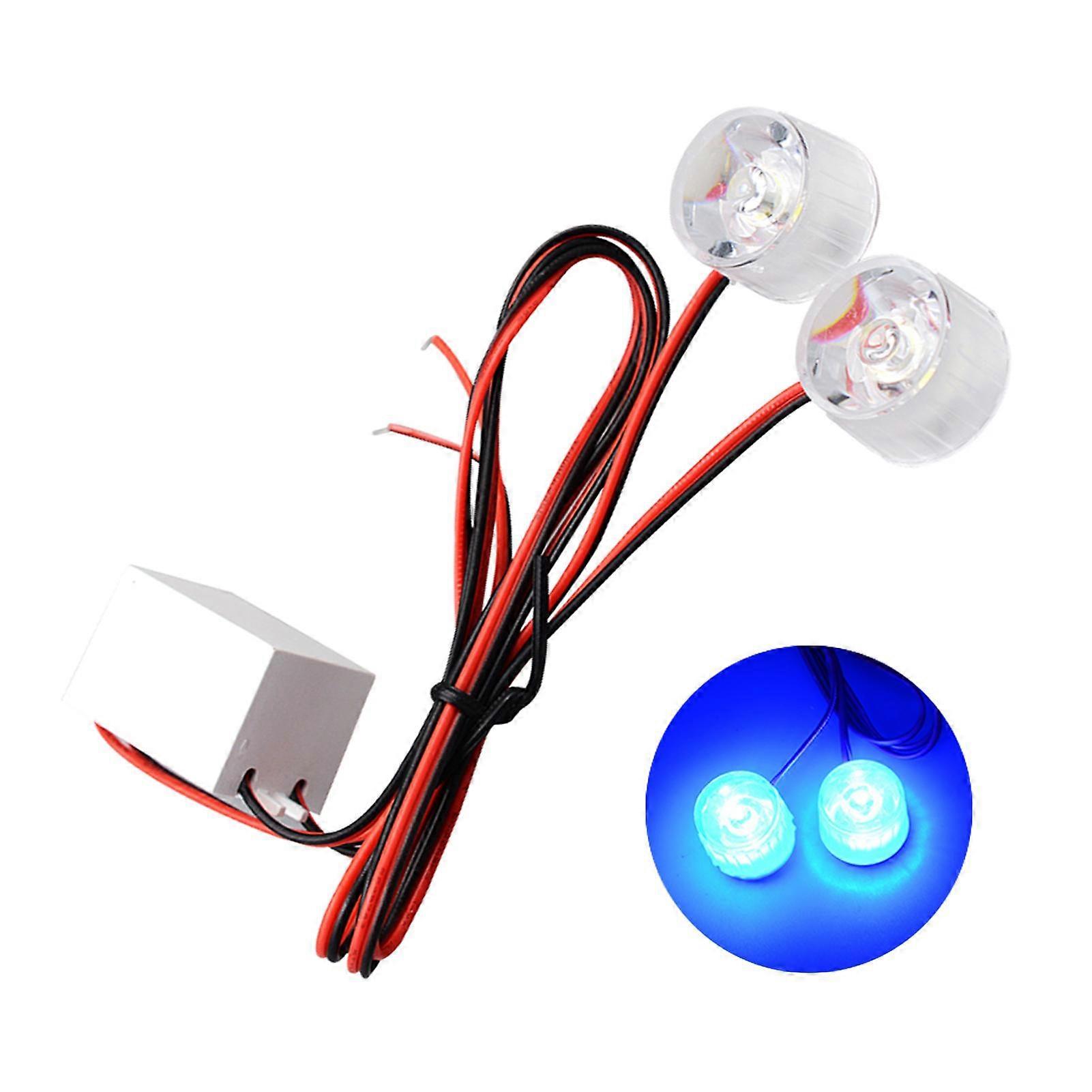 TA Universal 12-85V Motorcycle LED Decorative Strobe Flash Brake Tail Warning Light